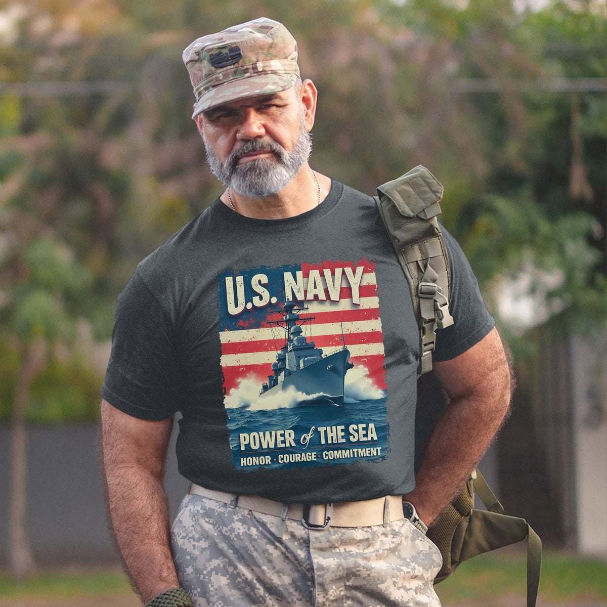 U.S. Navy Power of the Sea Driven by Honor T-Shirt product image 13