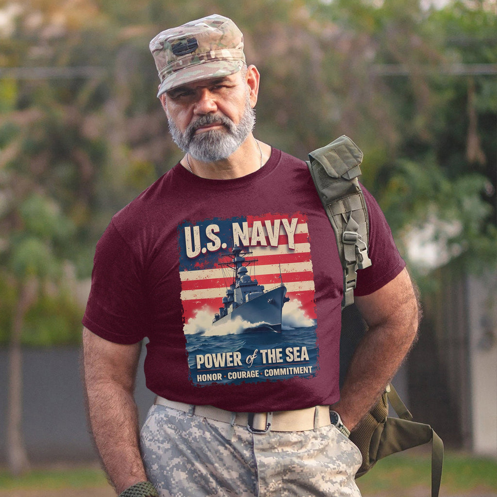 U.S. Navy Power of the Sea Driven by Honor T-Shirt product image 11