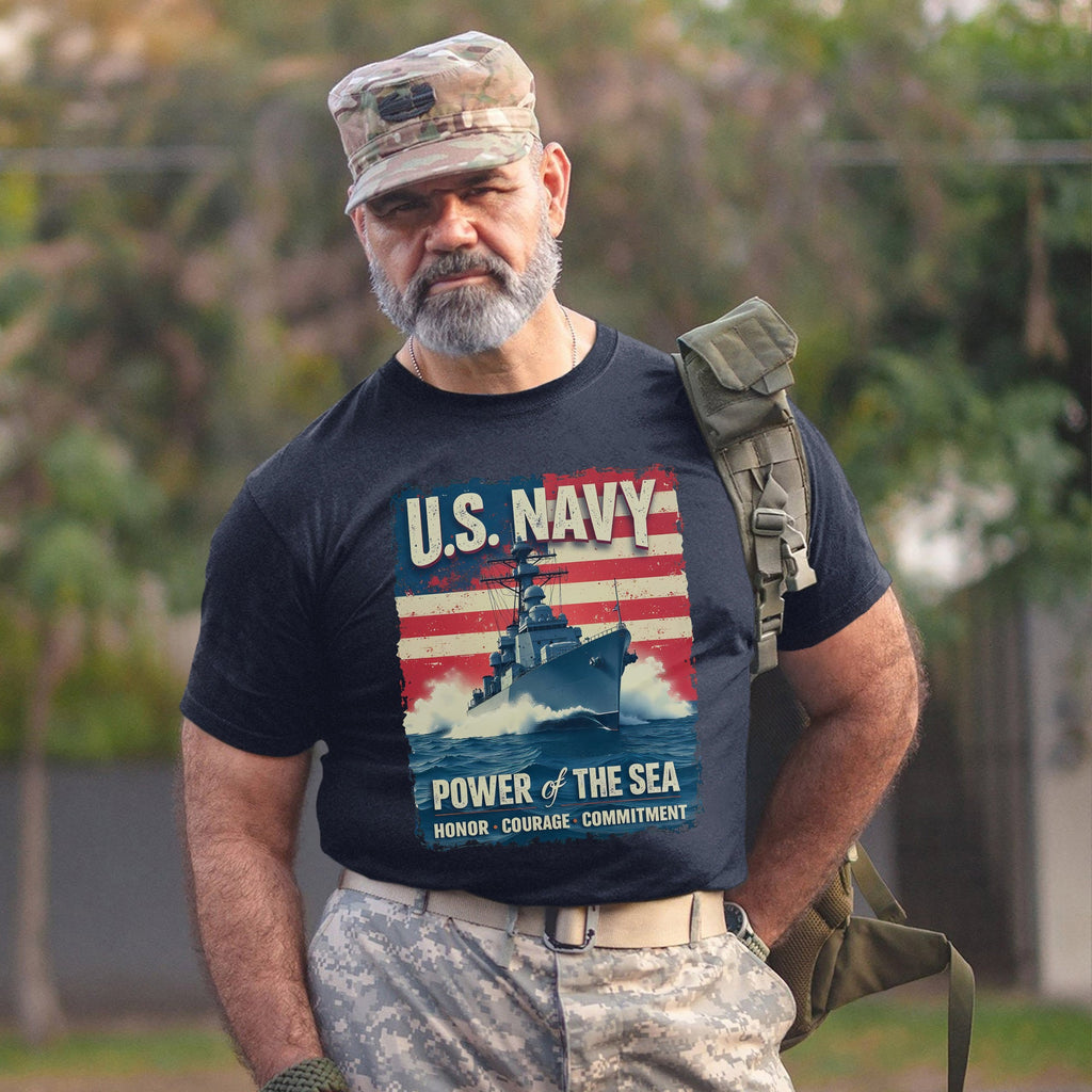 U.S. Navy Power of the Sea Driven by Honor T-Shirt product image 14