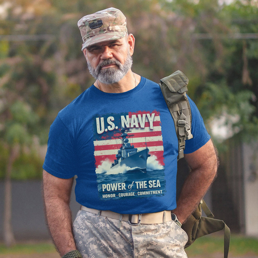 U.S. Navy Power of the Sea Driven by Honor T-Shirt product image 10