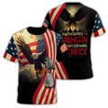 Faith Gives Strength All-over Print T-Shirt product image 1
