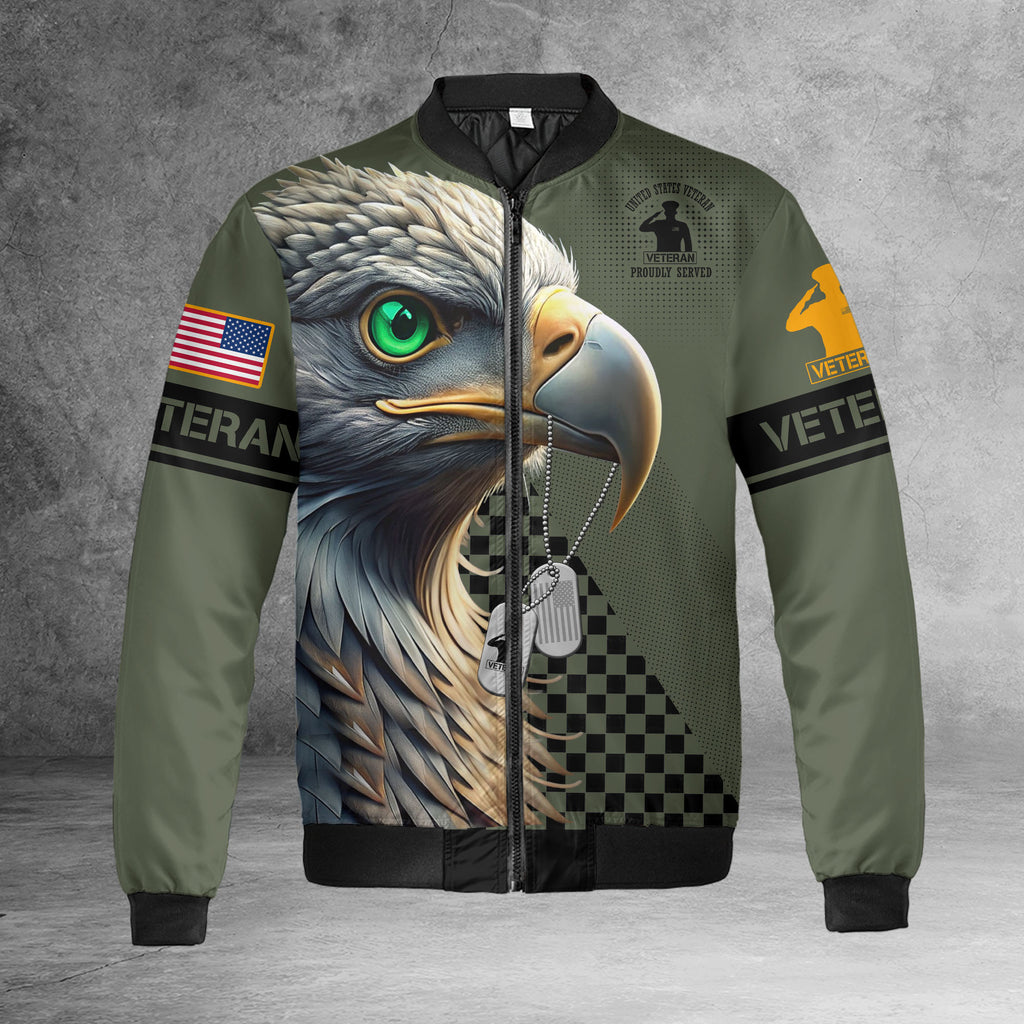 Proudly Served All-over Print Bomber Jacket product image 6