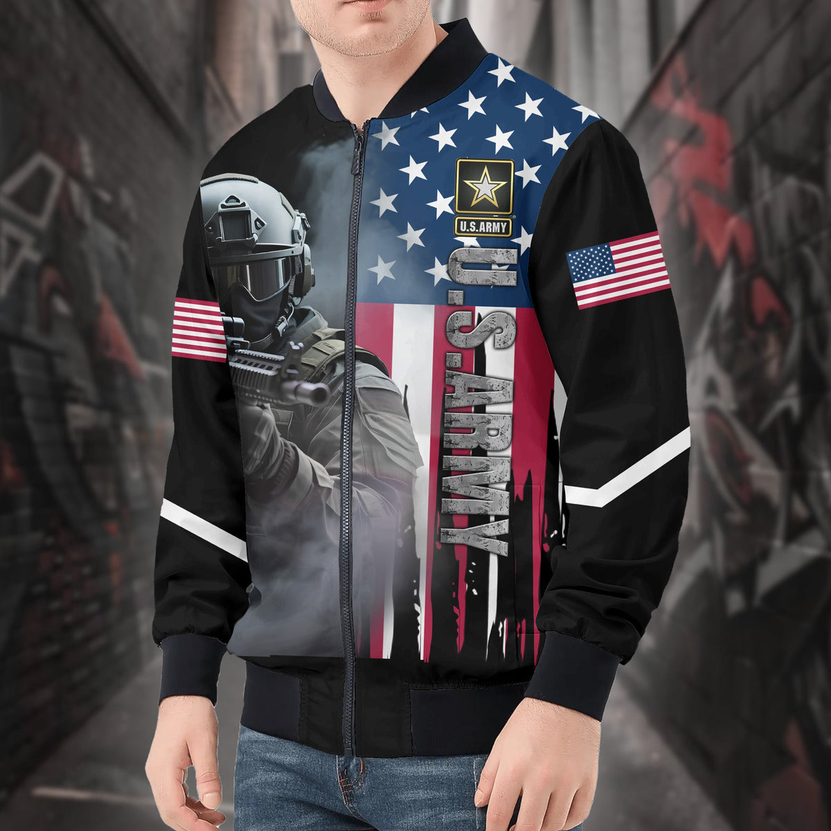 U.S. Army All-over Print Bomber Jacket product image 4