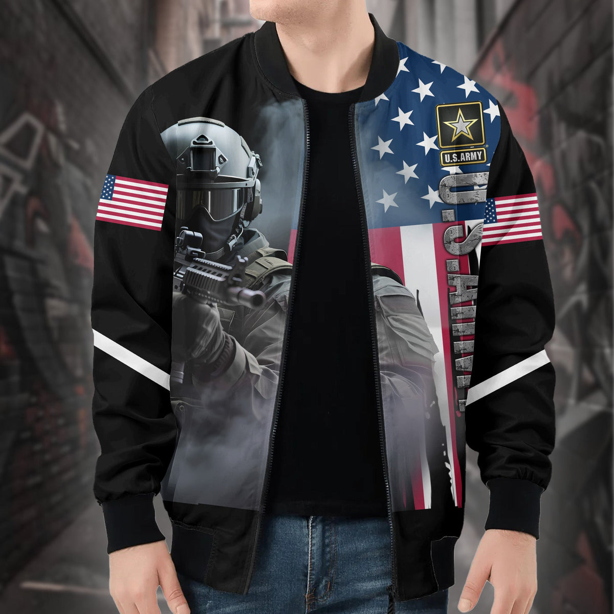 U.S. Army All-over Print Bomber Jacket product image 5