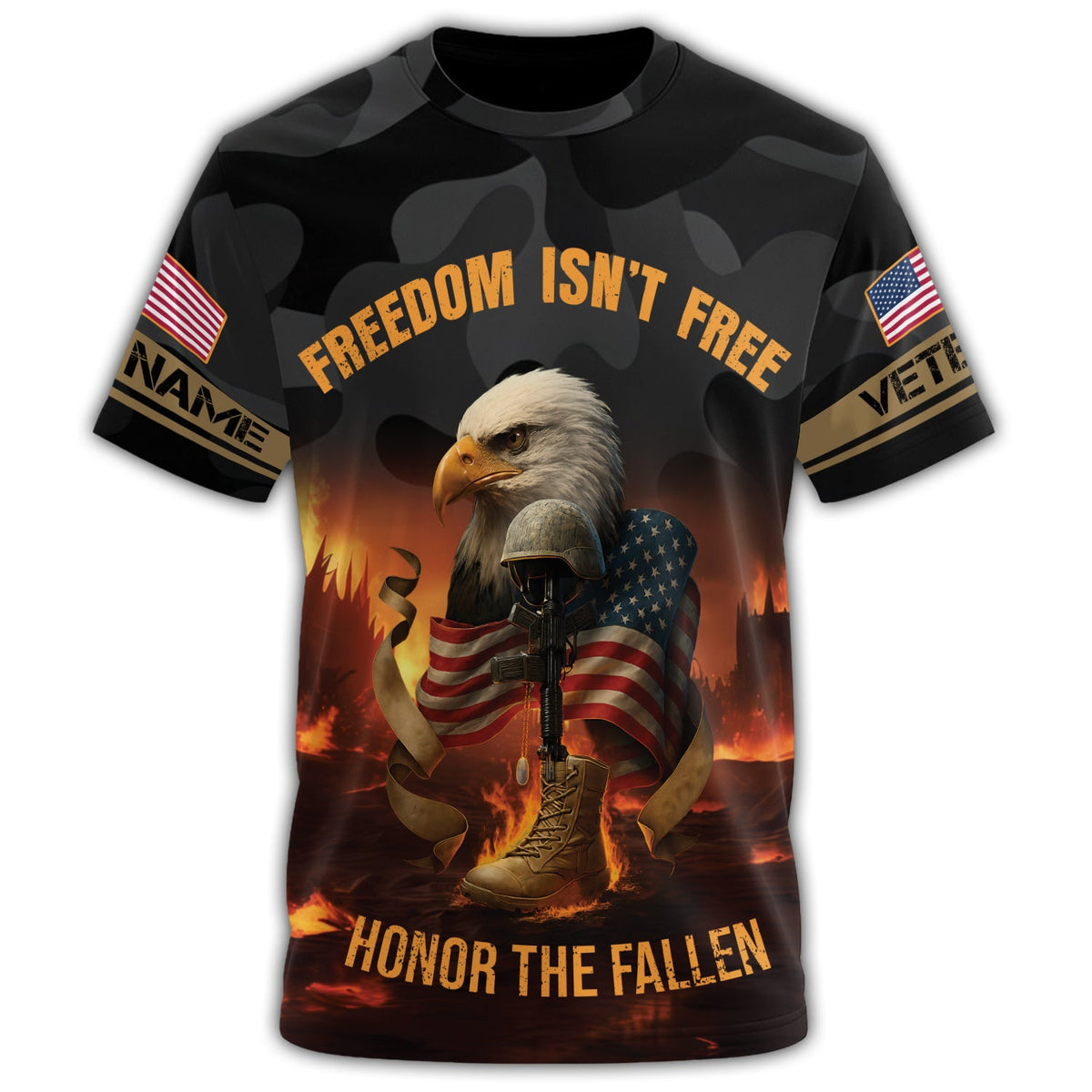 Freedom Isn’t Free Honor the Fallen All-over Print product image 2
