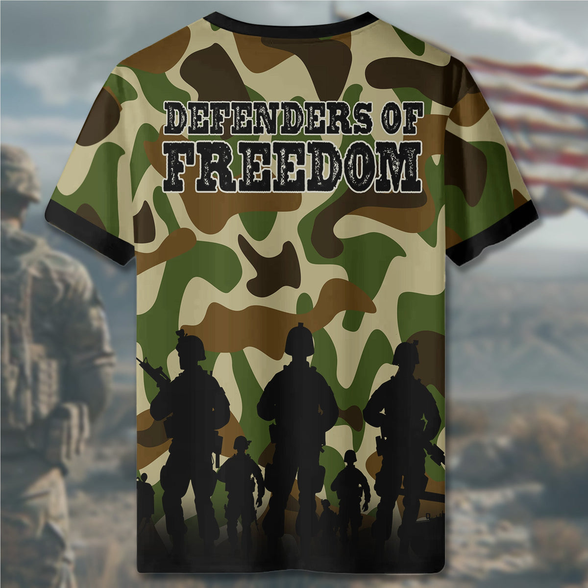 U.S. Army Defenders of All-over Print T-Shirt product image 5