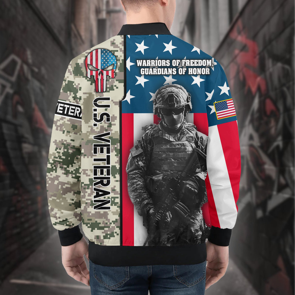 Guardians of Honor All-over Print Bomber Jacket product image 2