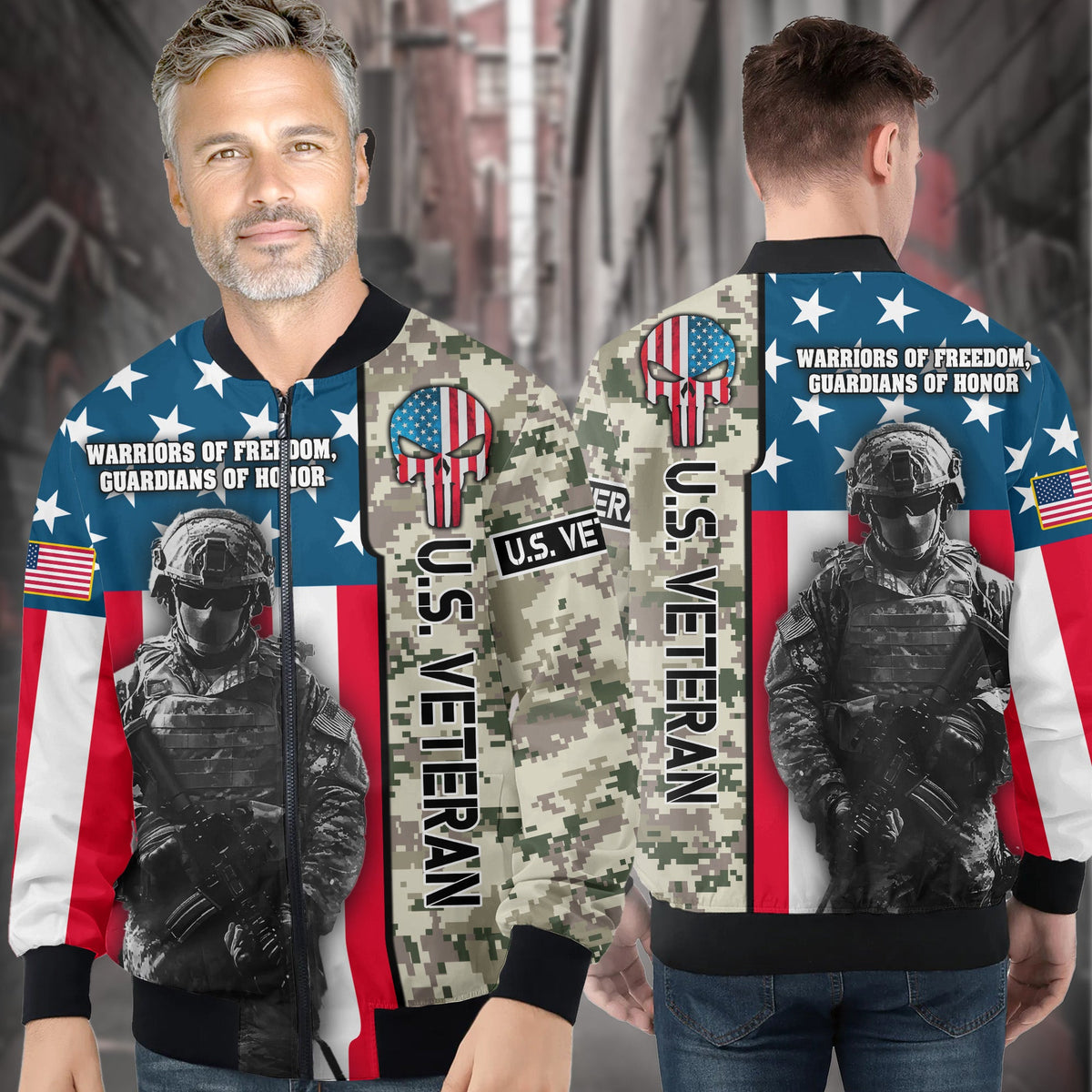 Guardians of Honor All-over Print Bomber Jacket product image 3
