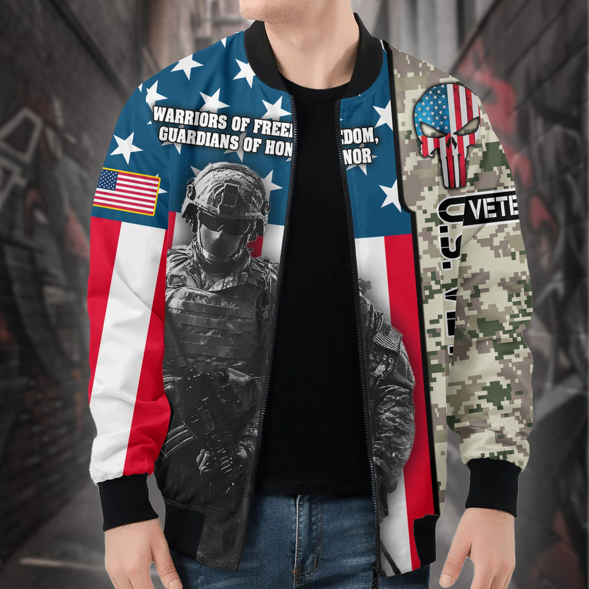Guardians of Honor All-over Print Bomber Jacket product image 5
