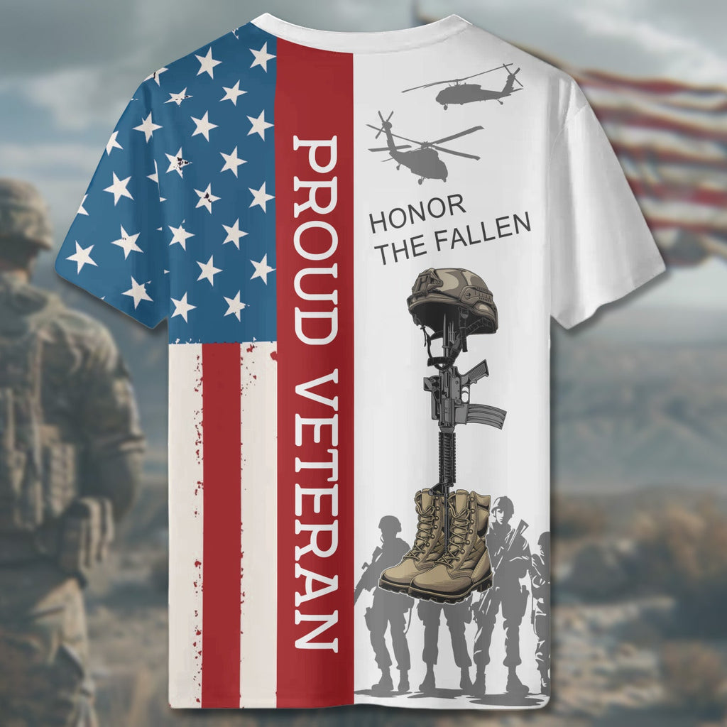 Proud Veteran Freedom Isn’t All-over Print T-Shirt product image 5