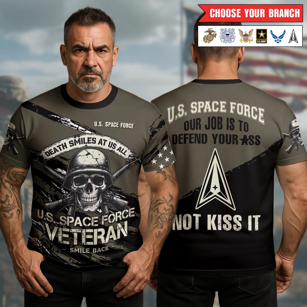 Death Smiles at Us All U.S. Army Veteran Smile Back product image 15
