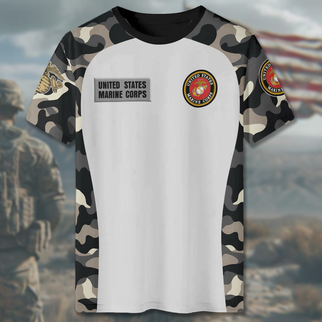 Behind Every Old Veteran All-over Print T-Shirt product image 4