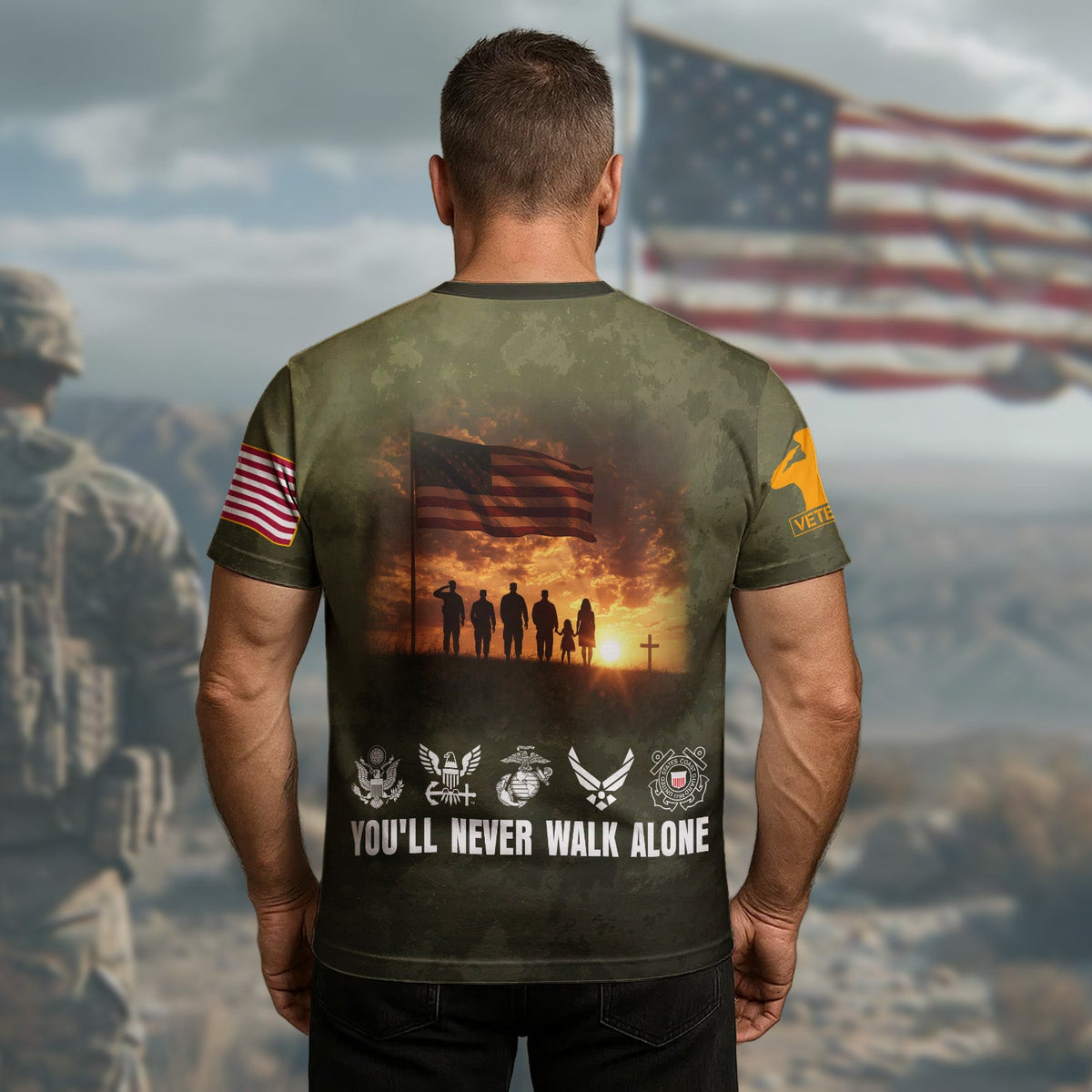 You'll Never Walk Alone All-over Print T-Shirt product image 3