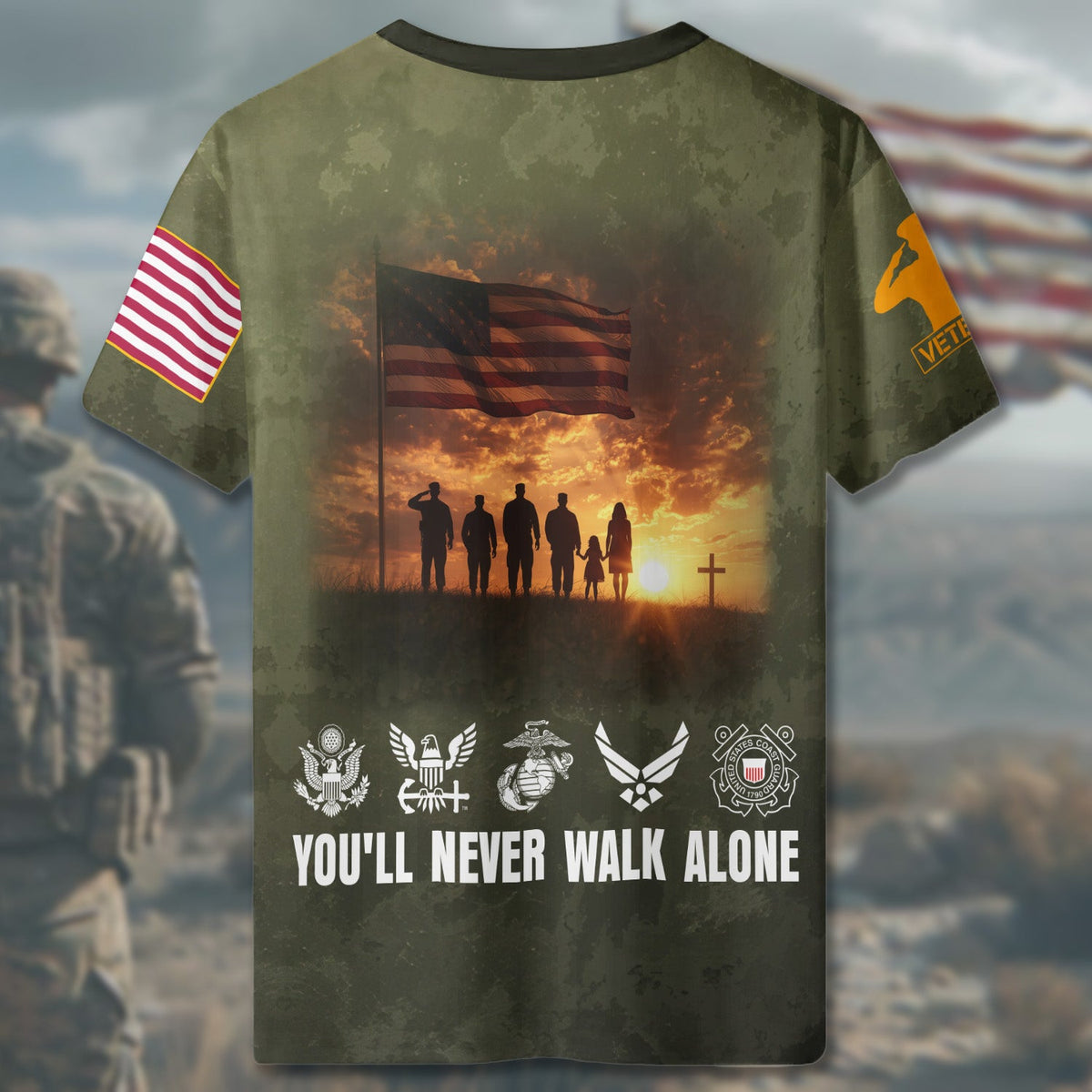 You'll Never Walk Alone All-over Print T-Shirt product image 6