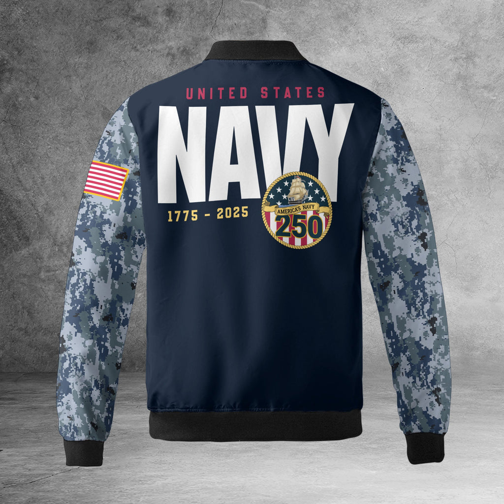 U.S. Navy Strength All-over Print Bomber Jacket product image 7