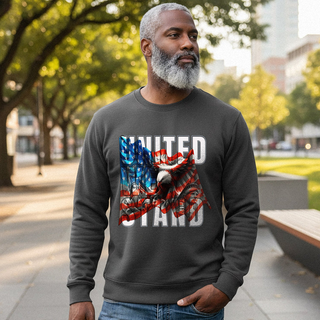 United We Stand Military Patriotic Sweatshirt product image 4