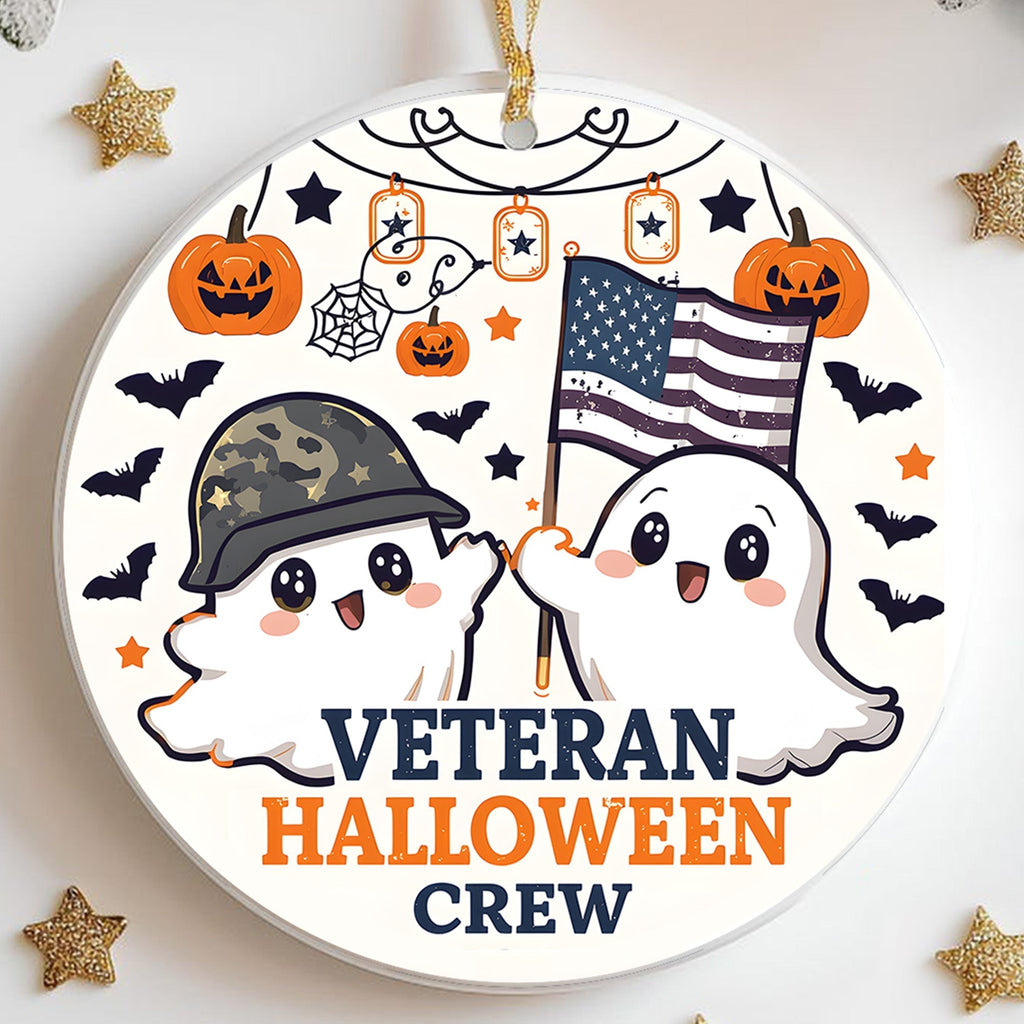 Veteran Halloween Crew Ornament