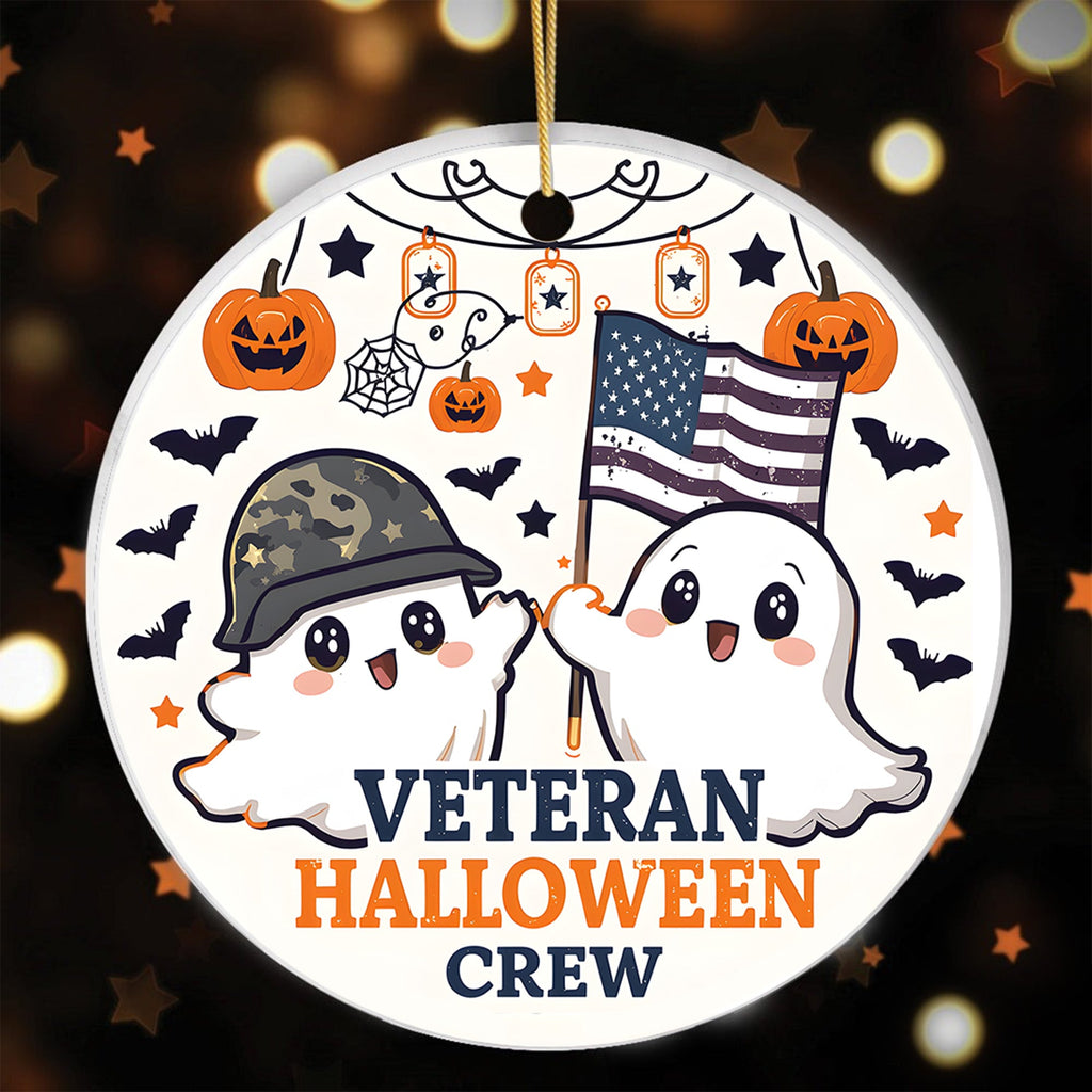 Veteran Halloween Crew Ornament
