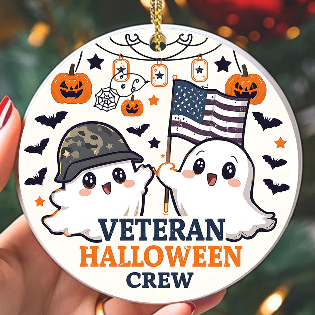 Veteran Halloween Crew Ornament