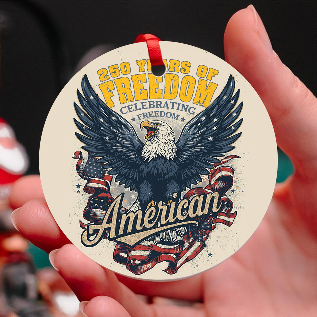 US Army 250 Years of Freedom Ornament