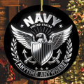 U.S. Navy Anytime Anywhere Veteran Ornament