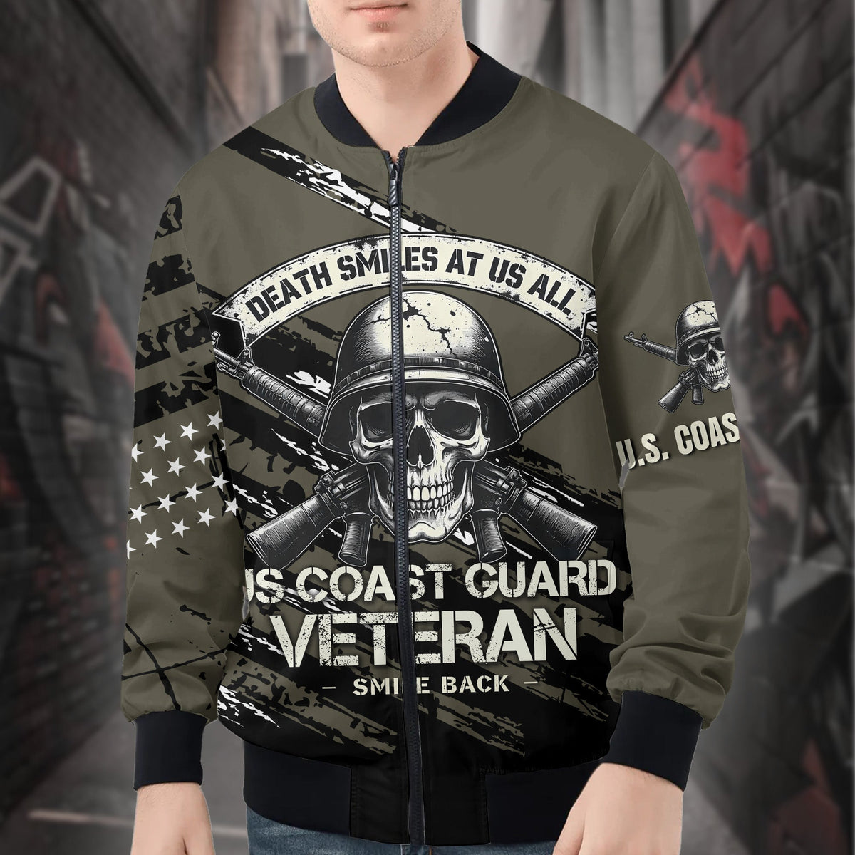 Defend with Pride All-over Print Bomber Jacket product image 1