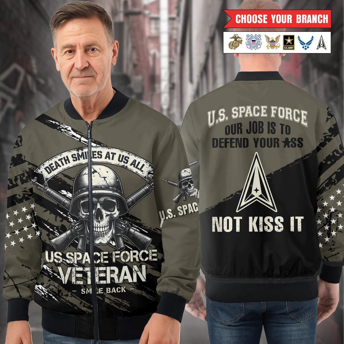Defend with Pride All-over Print Bomber Jacket product image 5