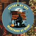 Veteran by Day Halloween Ornament