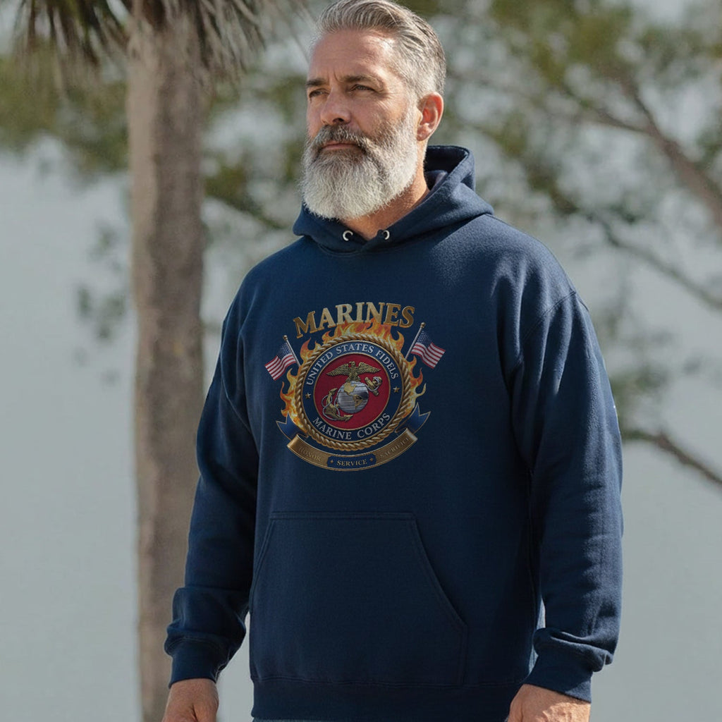 Marines United States Marine Corps Est 1775 Hoodie product image 3