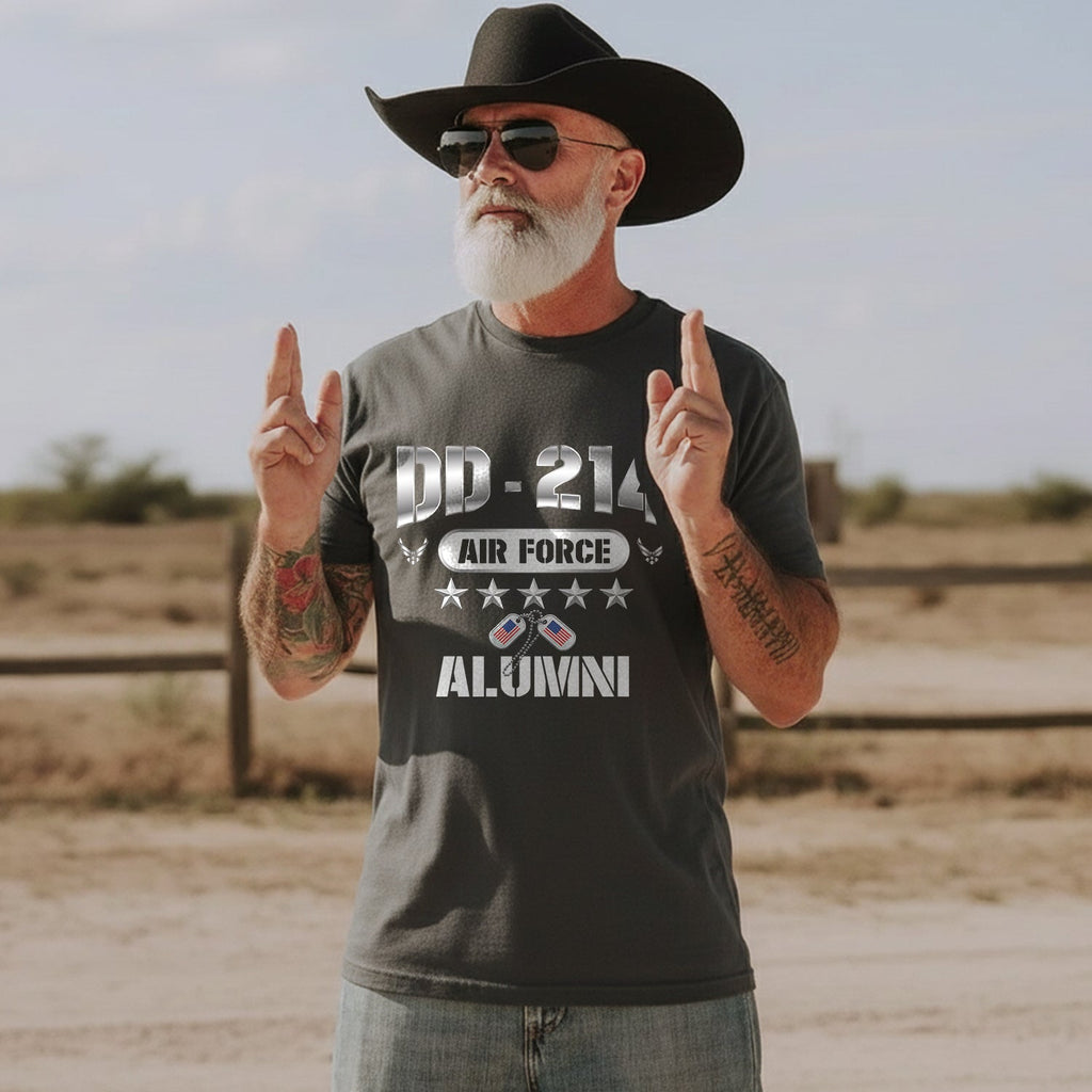 DD214 Air Force Alumni US T-Shirt product image 4