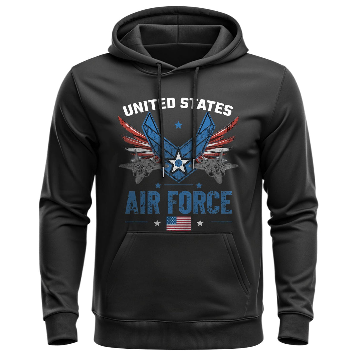 United States Air Force Fly Fight Win Proud to Serve Hoodie product image 1