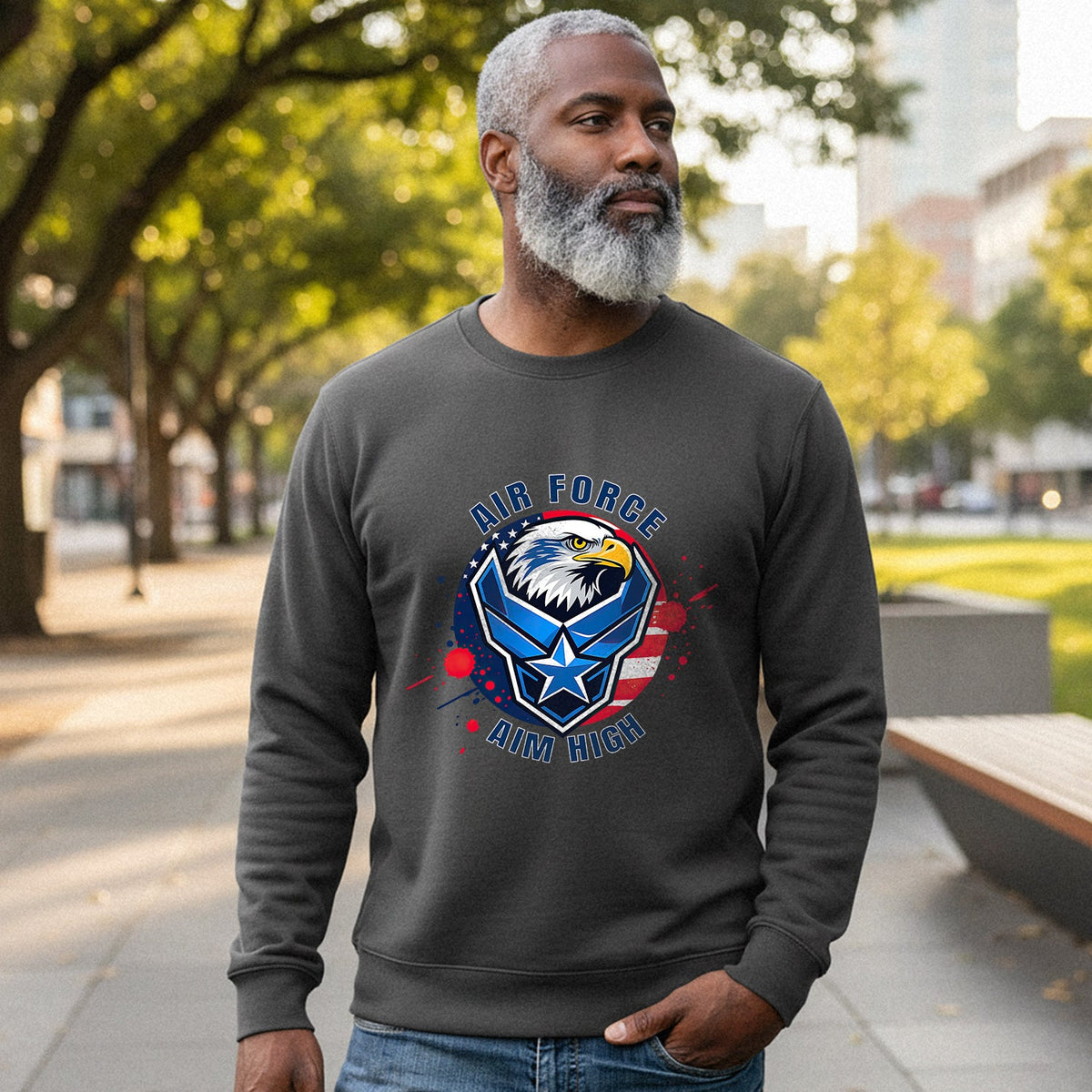 Air Force Aim High US Sweatshirt product image 4