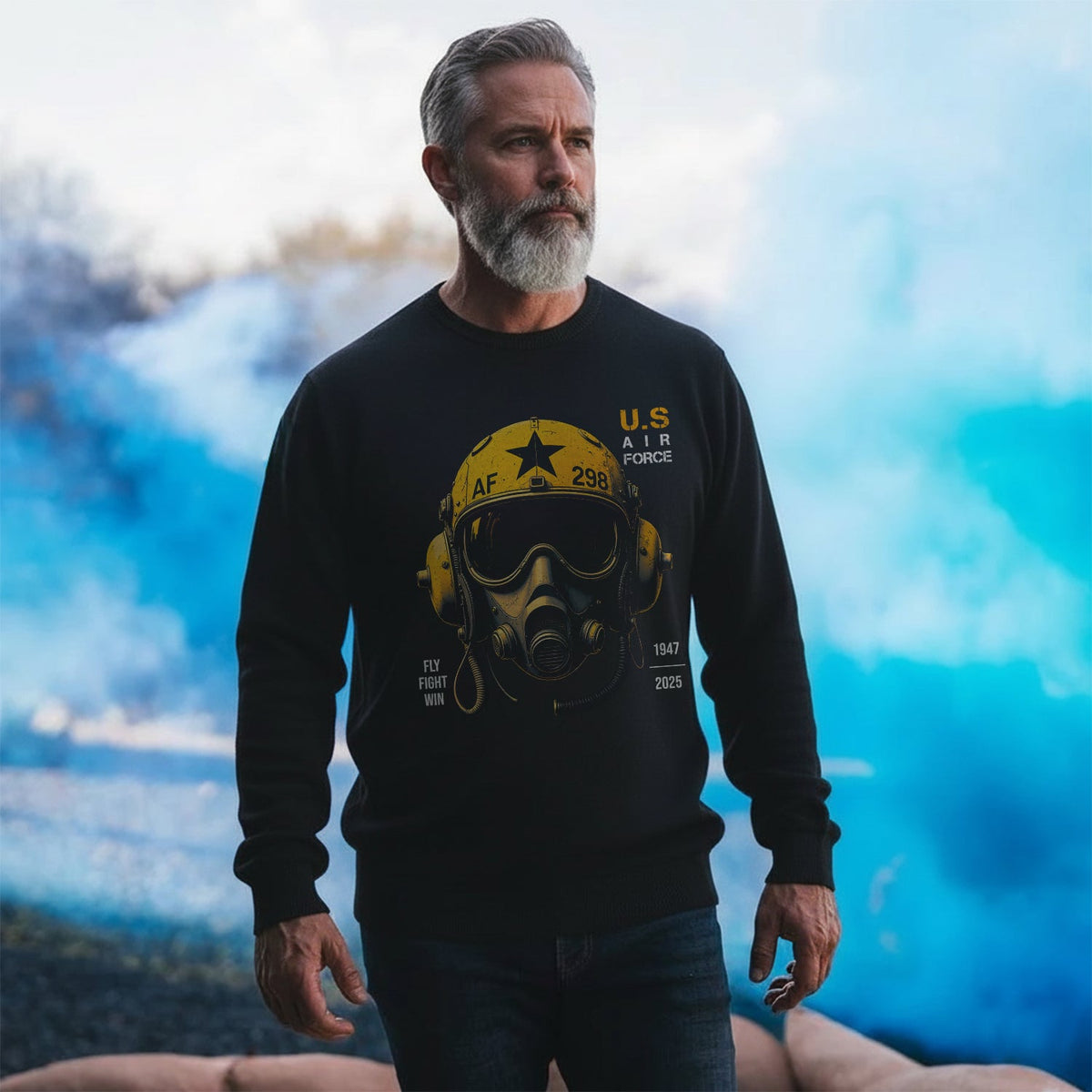 U.S. Air Force Fly Fight Win Bold Sweatshirt product image 2