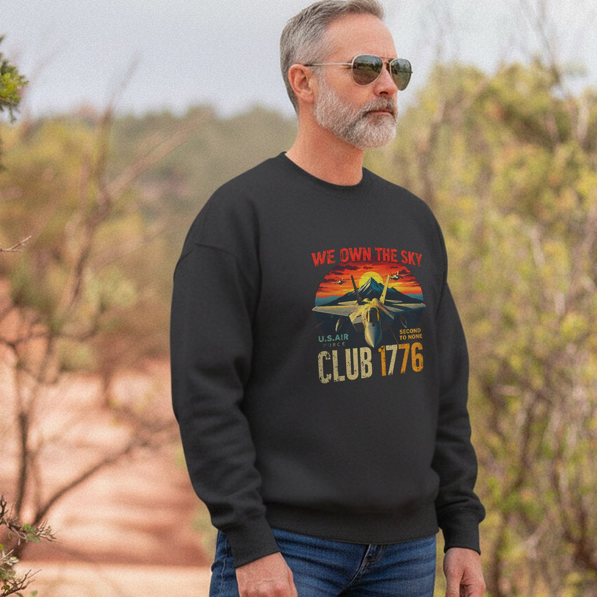 We Own the Sky US Air Force Pride Sweatshirt product image 5
