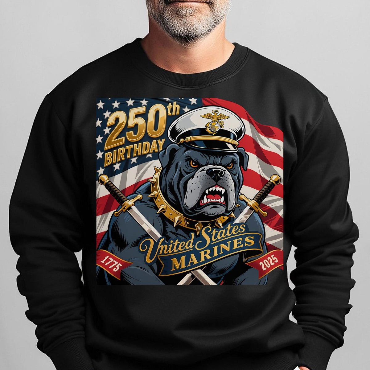 250th Birthday 1775 2025 United States Sweatshirt product image 6