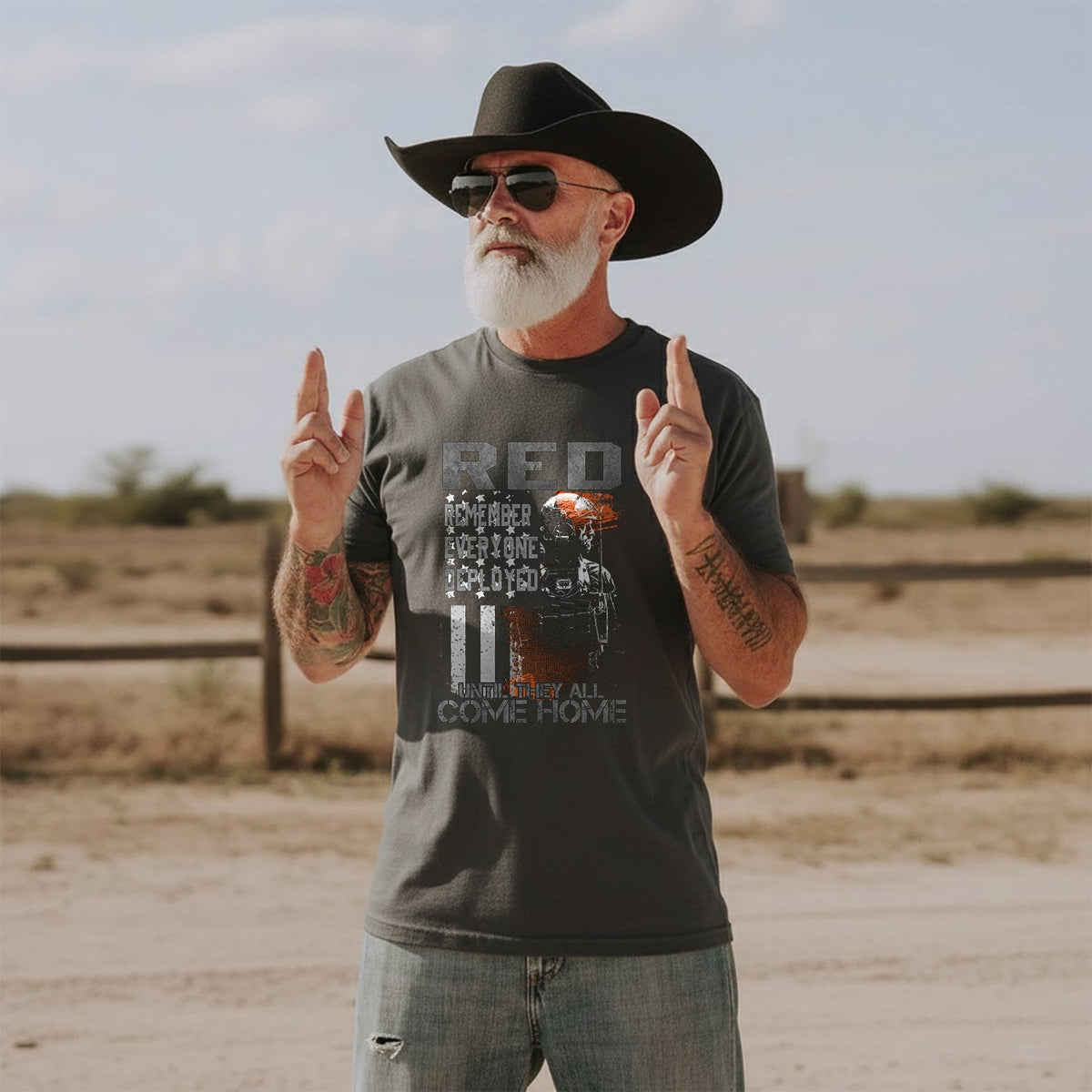 Remember Everyone Deployed Until They All Come Home T-Shirt product image 4