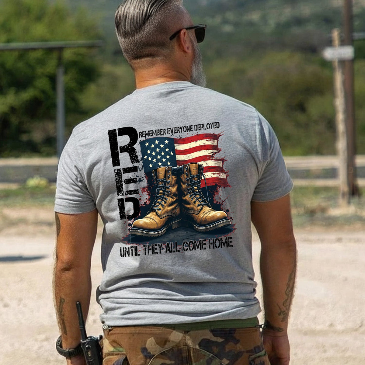 Remember Everyone Deployed Until They All Come Home T-Shirt product image 3