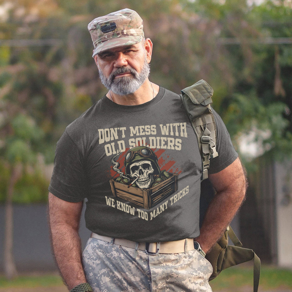 Don’t Mess With Old Soldiers We Know Too T-Shirt product image 15