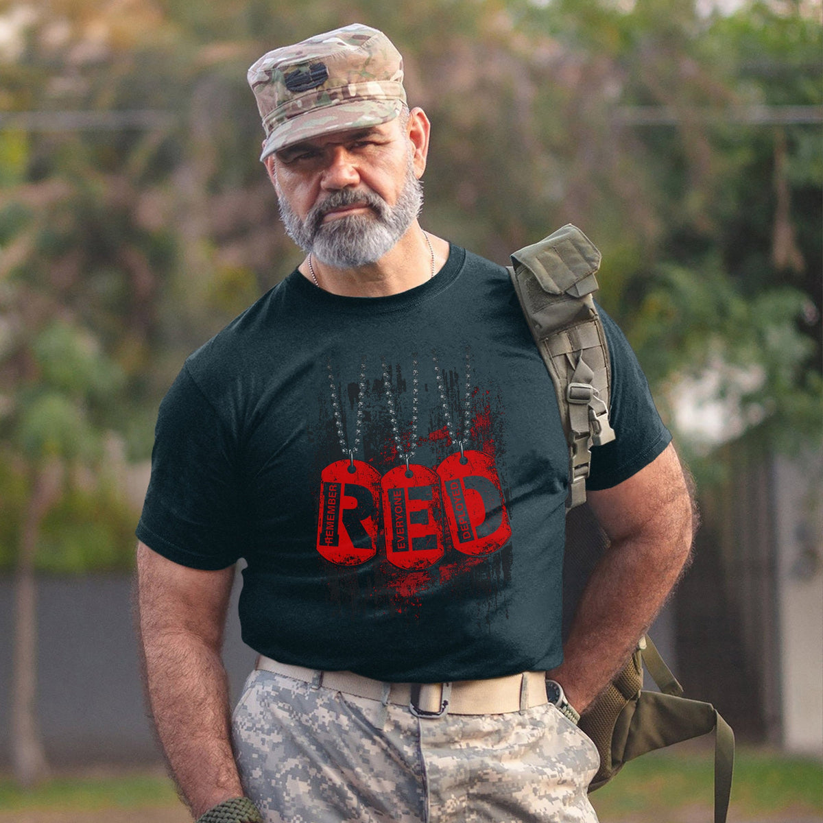 RED Remember Everyone Deployed Proud US T-Shirt product image 8