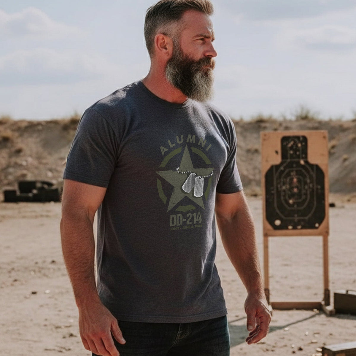 Alumni DD-214 Proud Veteran Status Earned T-Shirt product image 3