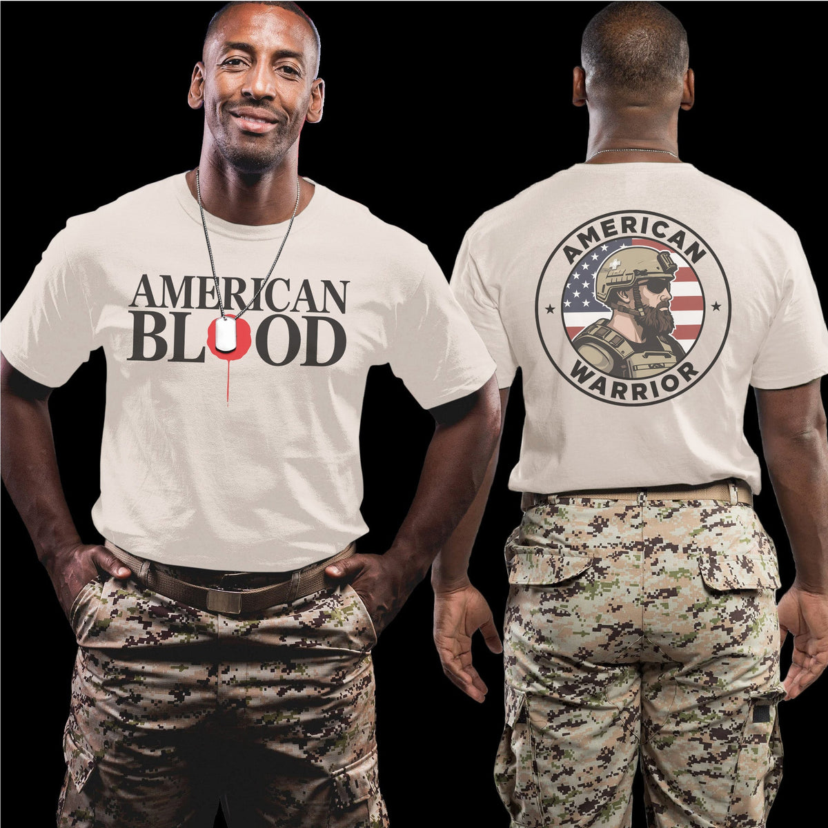 American Blood Warrior Fierce T-Shirt product image 2