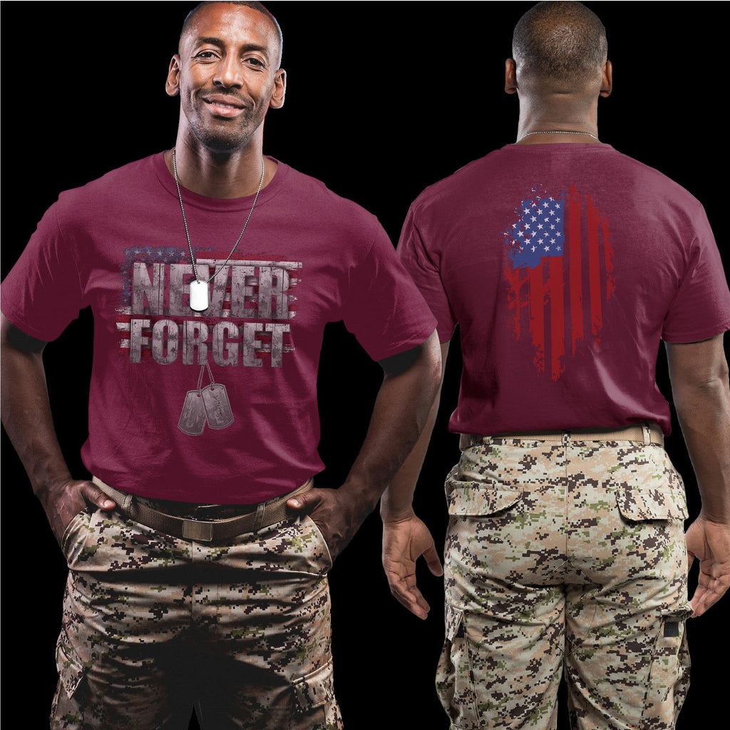 Never Forget One Soldier Flag T-Shirt product image 11