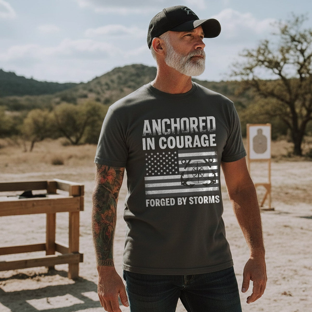 Anchored in Courage Forged by Storms Built by the Sea product image 5