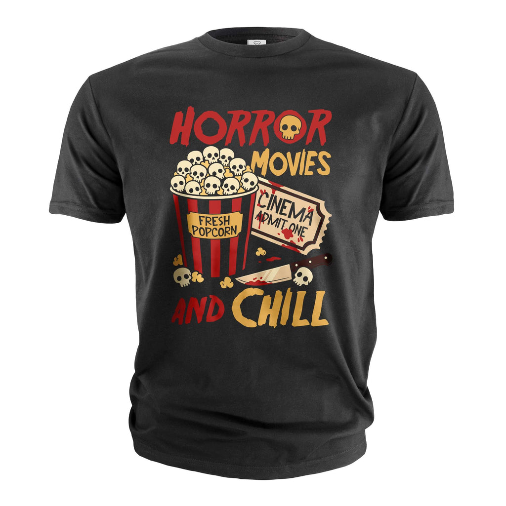 Horror Movies and Chill Shirt Scary Movie Night Halloween product image 1