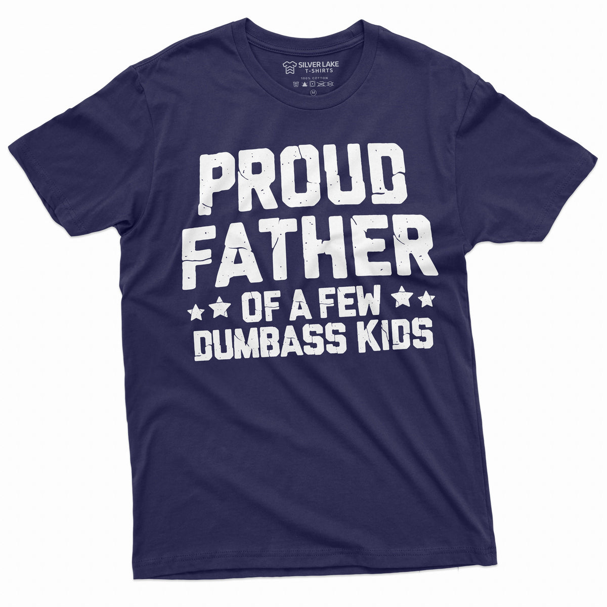 Men's funny dad of few dumbass kids t-shirt girls boys product image 3