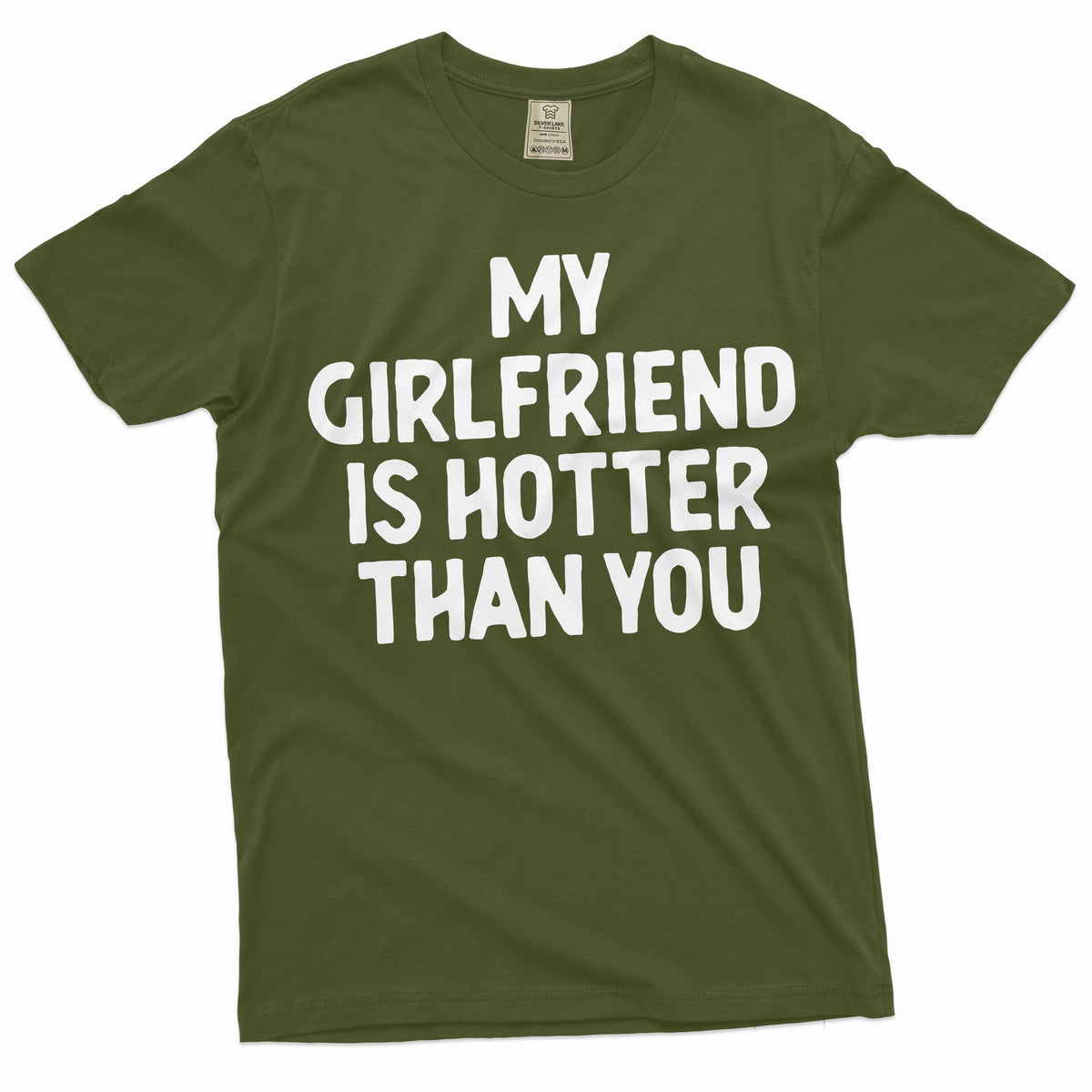 Men's Funny Valentine's day my Girlfriend is hotter than product image 4
