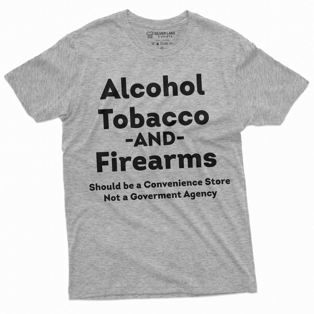 Men's Funny ATF Alcohol Tobacco Firearms T-shirt product image 5