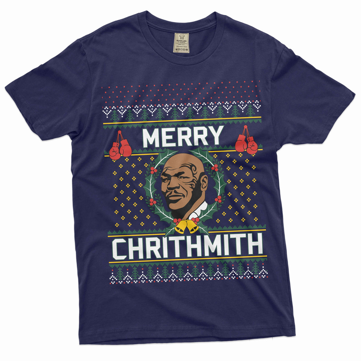 Funny Mike Tyson Merry Chrithmith Shirt Ugly Christmas product image 3