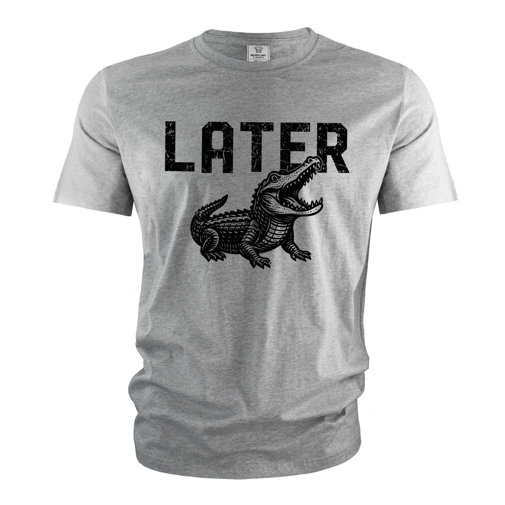 Later Gator T-Shirt Funny See you Goodbye Tee Alligator product image 5