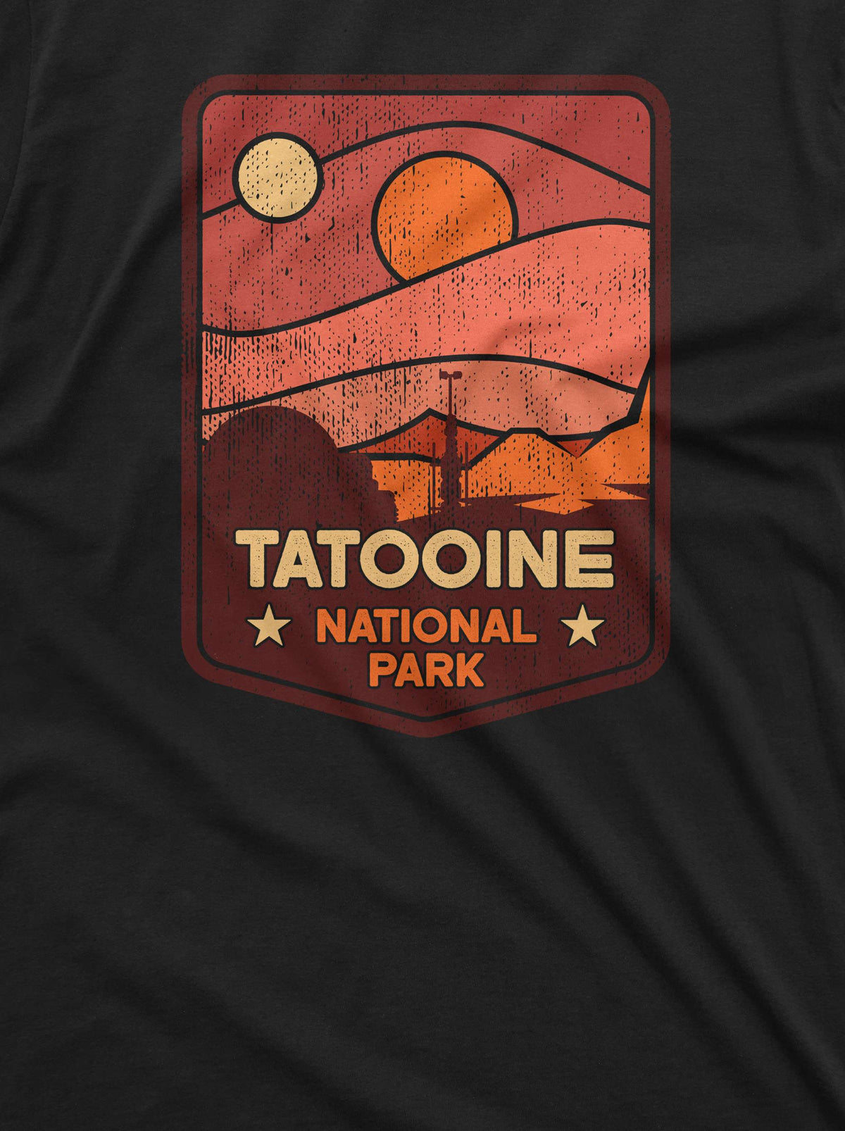 Tatooine Sunset T-Shirt Popular Culture Shirt National Park product image 2